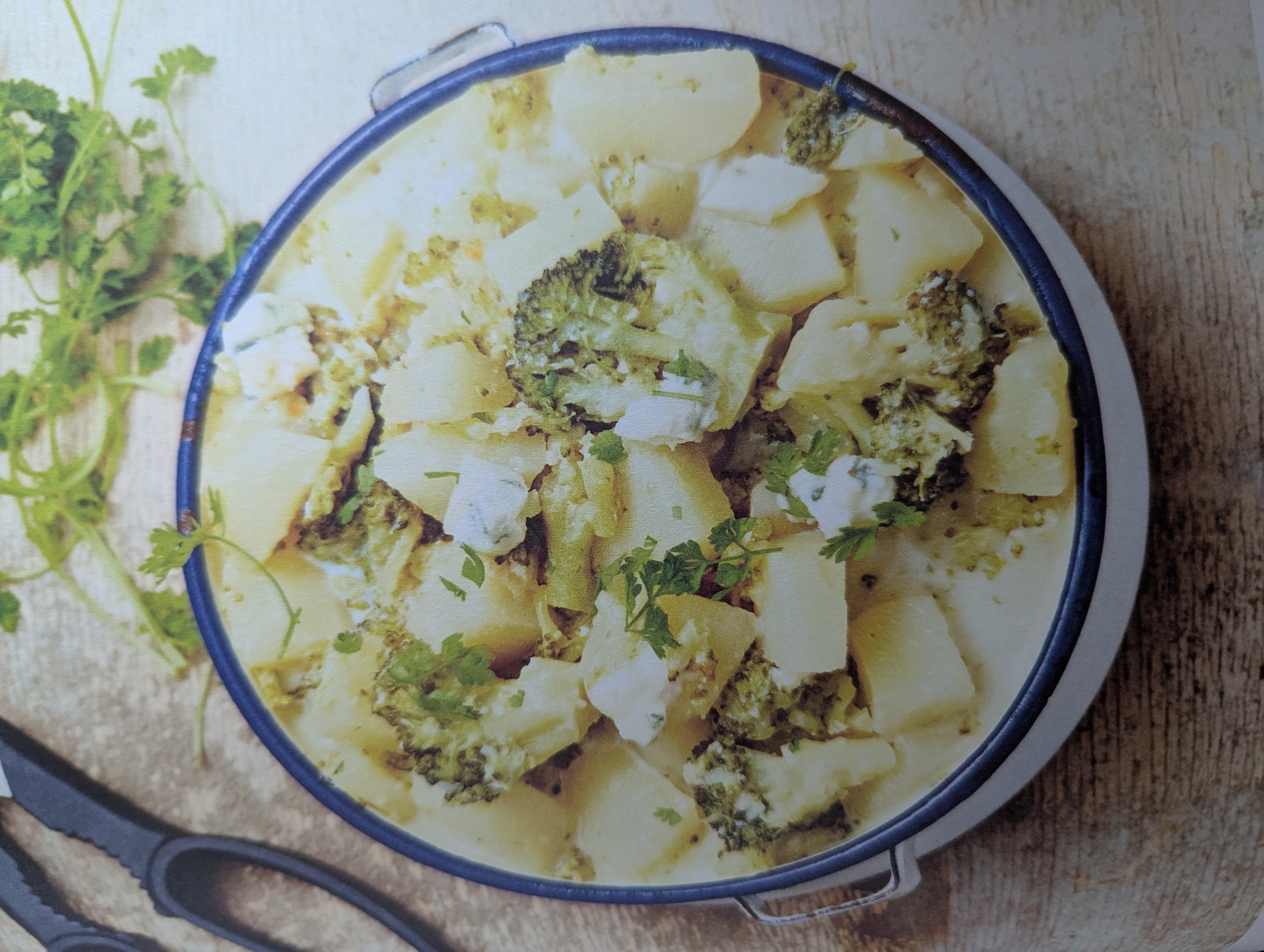Brocolis pomme de terre Gorgonzola